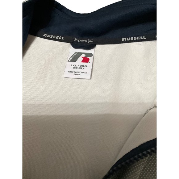 Russell DRI-POWER 2XL Gray Full Zip Men's‎ Jacket - Picture 6 of 6